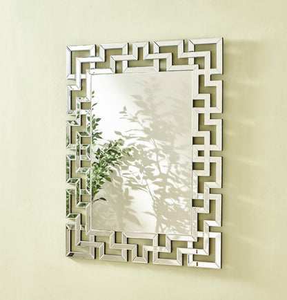 Sparkle 37.5 in. Contemporary Rectangle Mirror in Clear