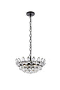 Emilia 16 inch pendant in black
