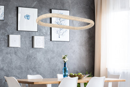 Bowen 42 inch Adjustable LED Chandelier in Satin Gold