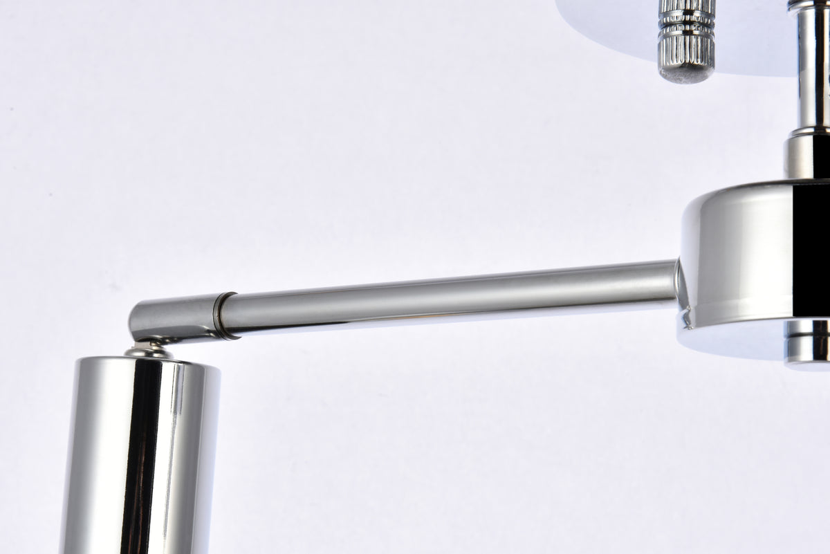 Zane 2 lights chrome flush mount