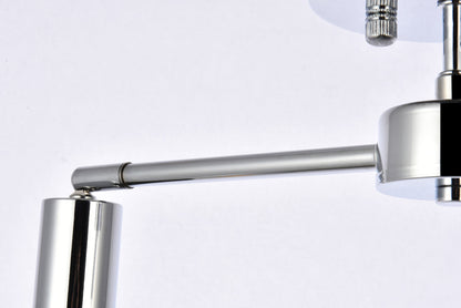 Zane 2 lights chrome flush mount