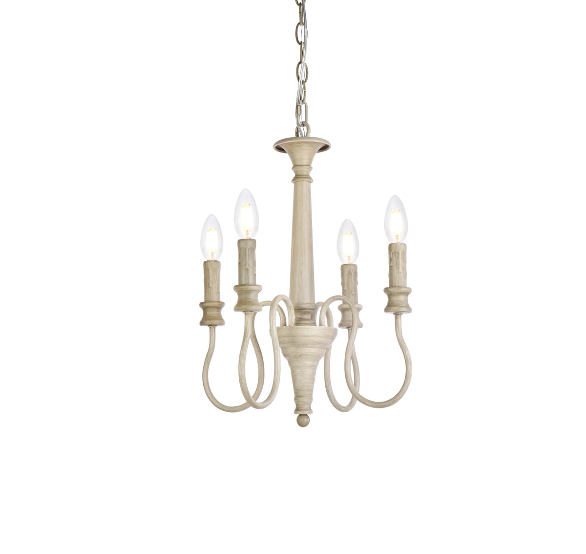 Flynx 4 lights pendant in weathered dove
