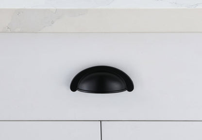 Claude 2-3/4" Center to Center Matte Black Cup Bar Pull Multipack (set of 10)