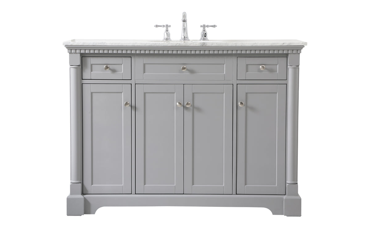 48 inch Single bathroom vanity in  Grey