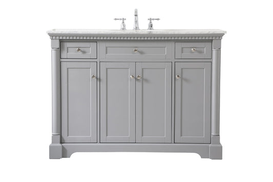 48 inch Single bathroom vanity in  Grey