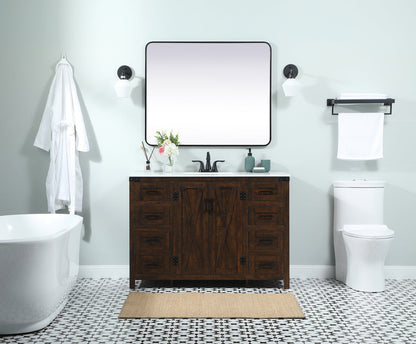 48 inch Single bathroom vanity in expresso