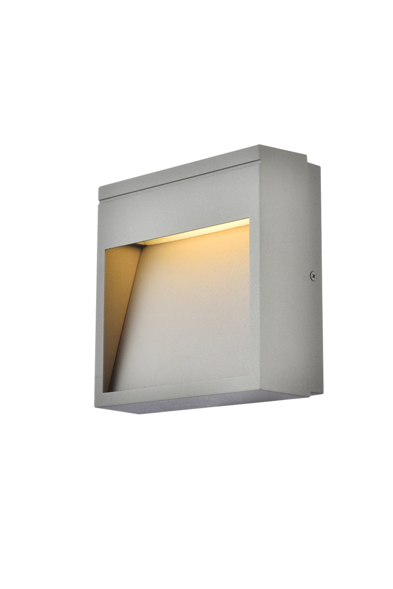 Raine Integrated LED wall sconce  in silver