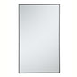 Metal frame rectangle mirror 36 inch in Black