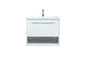 24 inch Single bathroom vanity in white