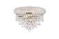 Primo 2 light Chrome Wall Sconce Clear Royal Cut Crystal