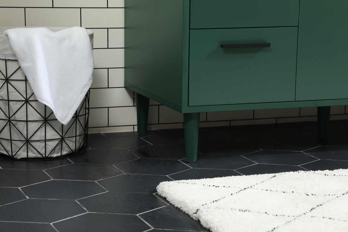 48 inch bathroom vanity in Green