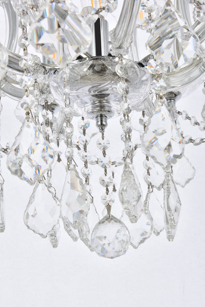 Maria Theresa 9 light Chrome Chandelier Clear Royal Cut Crystal