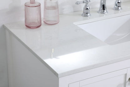 42 inch Single Bathroom Vanity in White