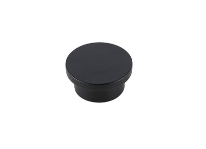 Trovon 1.6" Diameter Matte Black Oversize Round Knob Multipack (Set of 10)