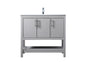 36 Inch SIngle Bathroom Vanity In Grey