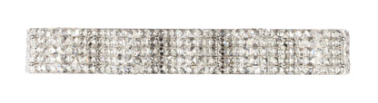 Ollie 5 light Chrome and Clear Crystals wall sconce