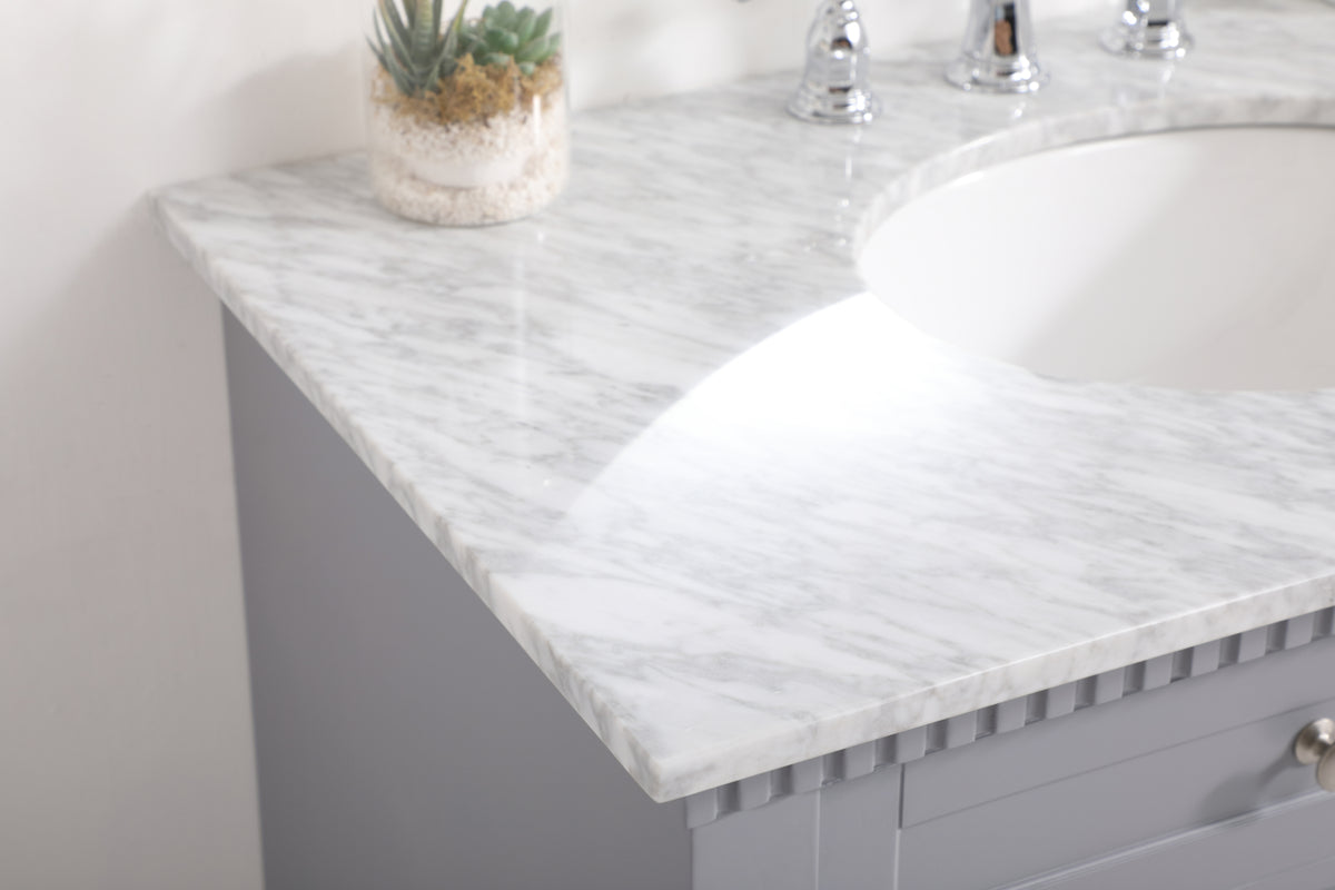 36 inch Single bathroom vanity in  Grey