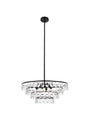 Ella 24 inch pendant in black