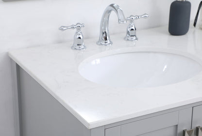 36 inch Single Bathroom Vanity in Gray
