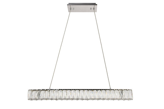 Monroe Integrated LED chip light Chrome Chandelier Clear Royal Cut Crystal
