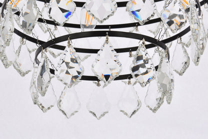 Ella 20 inch pendant in black