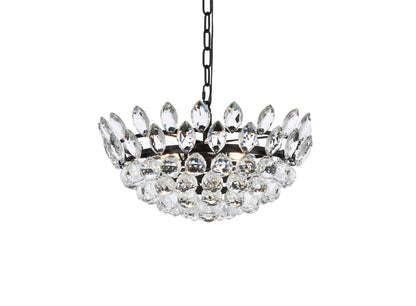 Emilia 18 inch pendant in black