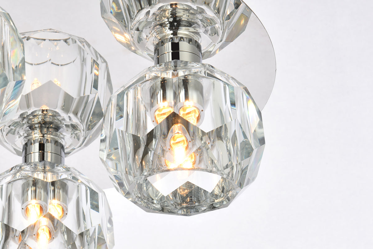 Graham 4 Light Ceiling Lamp in Chrome