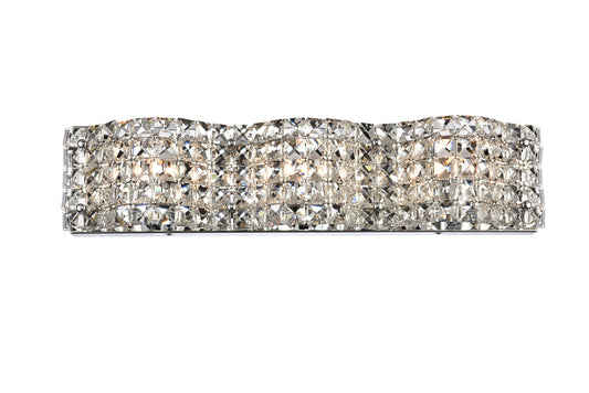 Tate Collection Wall Sconce D20.6 H4.7 Lt:3 Chrome Finish