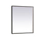 Pier 27x30 inch LED mirror with adjustable color temperature 3000K/4200K/6400K in black