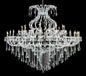 Maria Theresa 49 light Chrome Chandelier Clear Royal Cut Crystal