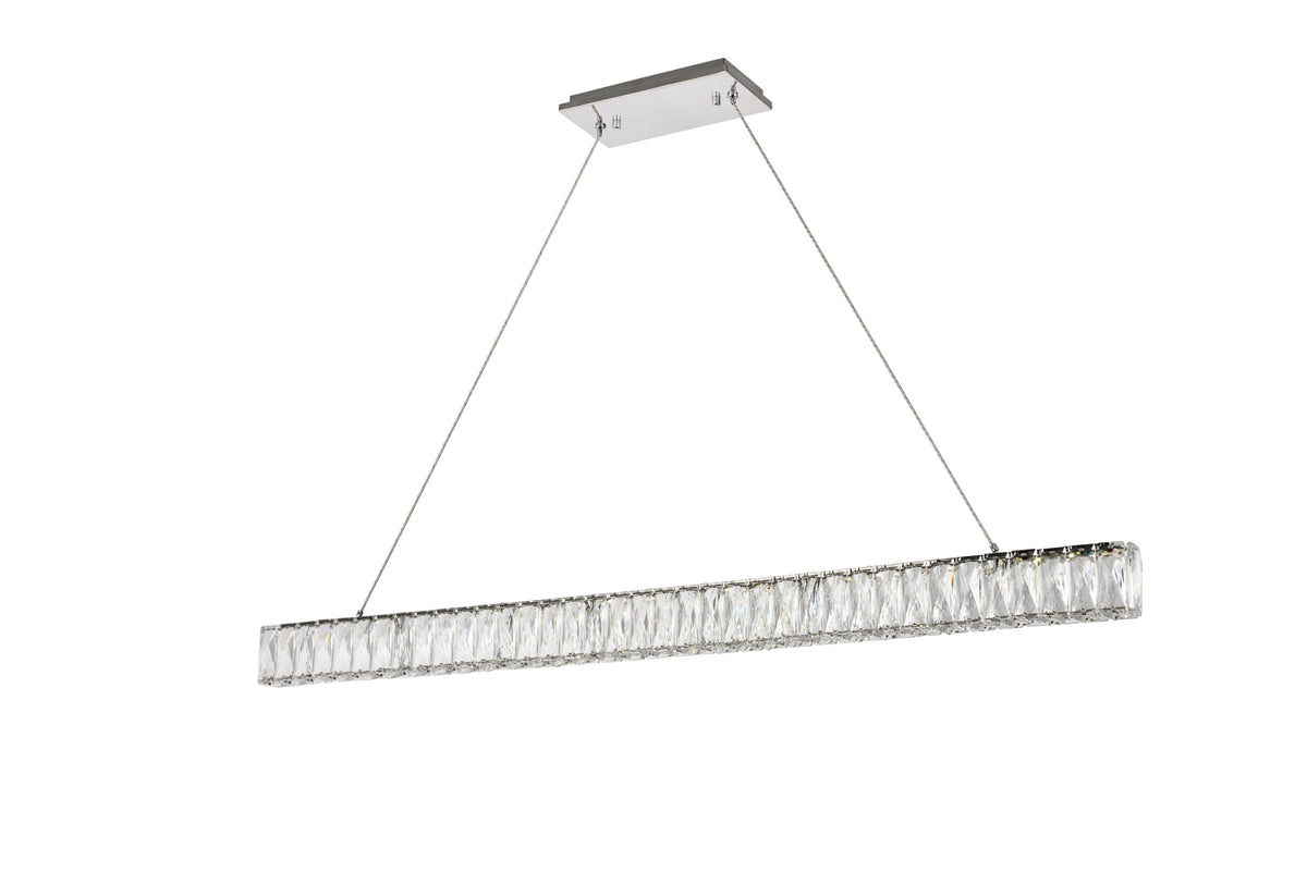 Monroe Integrated LED chip light Chrome Chandelier Clear Royal Cut Crystal