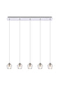 Eren 5 lights Chrome pendant
