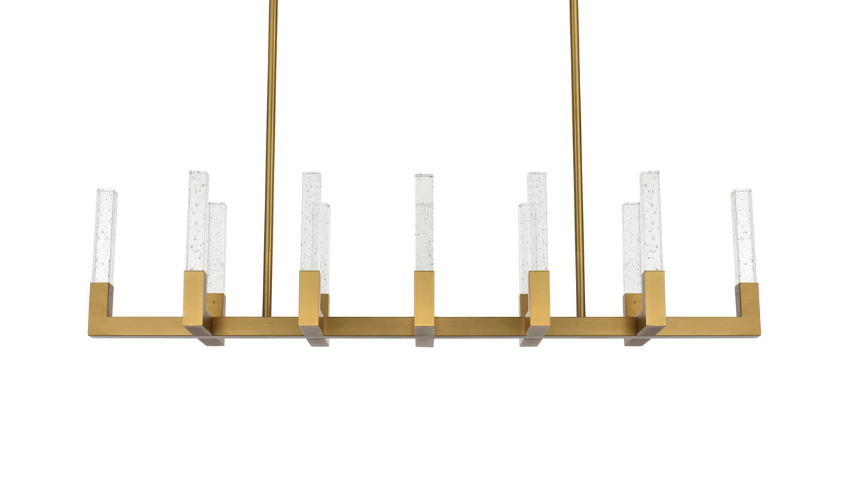 Noemi 54 inch Adjustable LED Pendant in Satin Gold