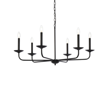Cohen 36 inch pendant in black