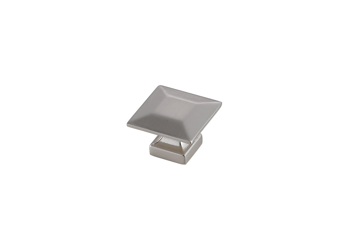 Cecil 1.3" Brushed Nickel Square Knob Multipack (Set of 10)