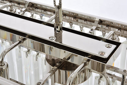 Sydney 12 light polished nickel Chandelier Clear Royal Cut Crystal