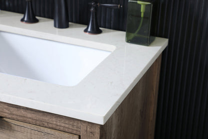 24 Inch SIngle Bathroom Vanity In Natural Oak