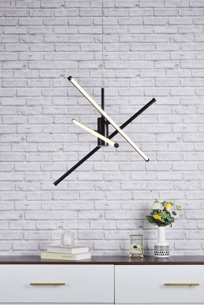 Sonya 3 Light Black Pendant