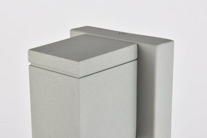 Raine Integrated LED wall sconce in silver