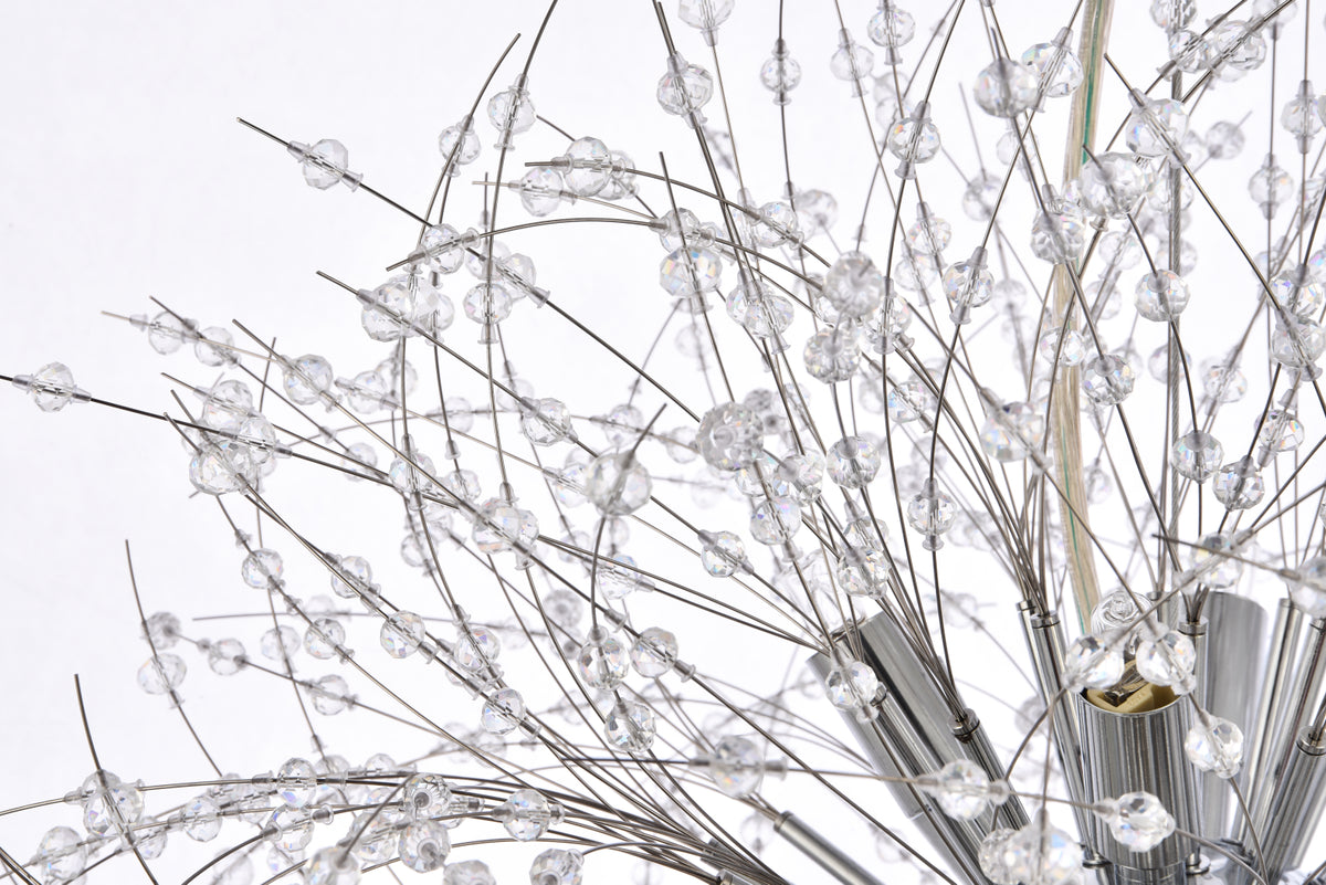 Solace 12 lights Chrome pendant