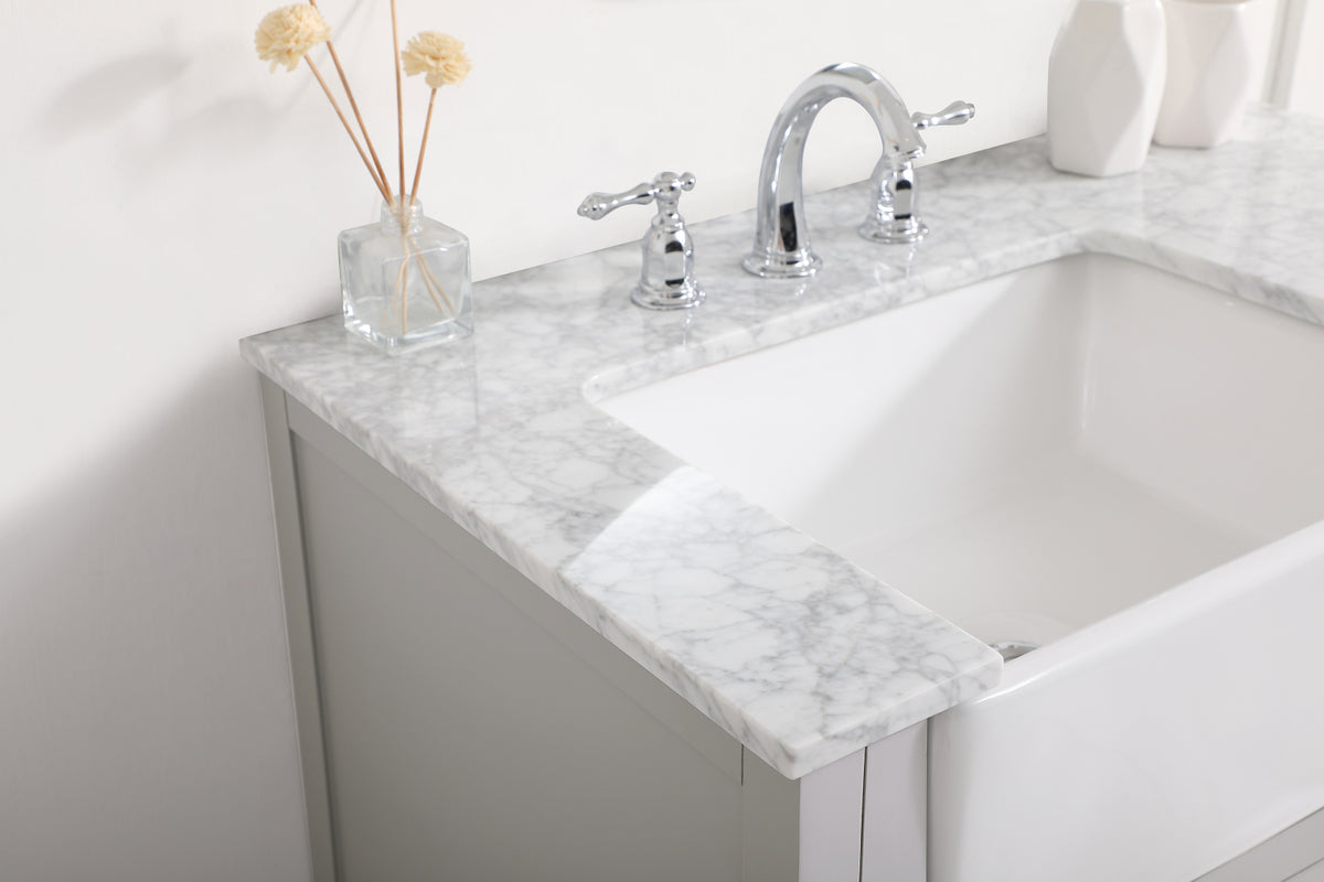 36 inch Single bathroom vanity in grey