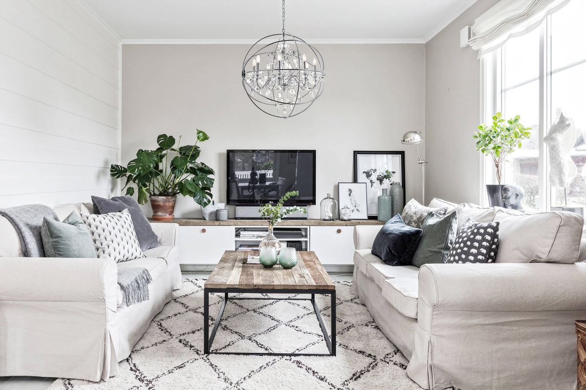 Cordelia 8 Light Chrome Crystal Pendant
