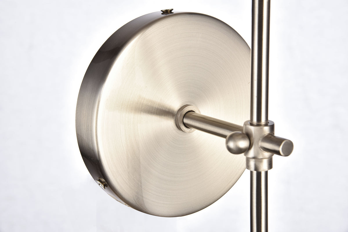 Mel Collection Wall Sconce D5.5 H15 Lt:1 Burnished Nickel Finish