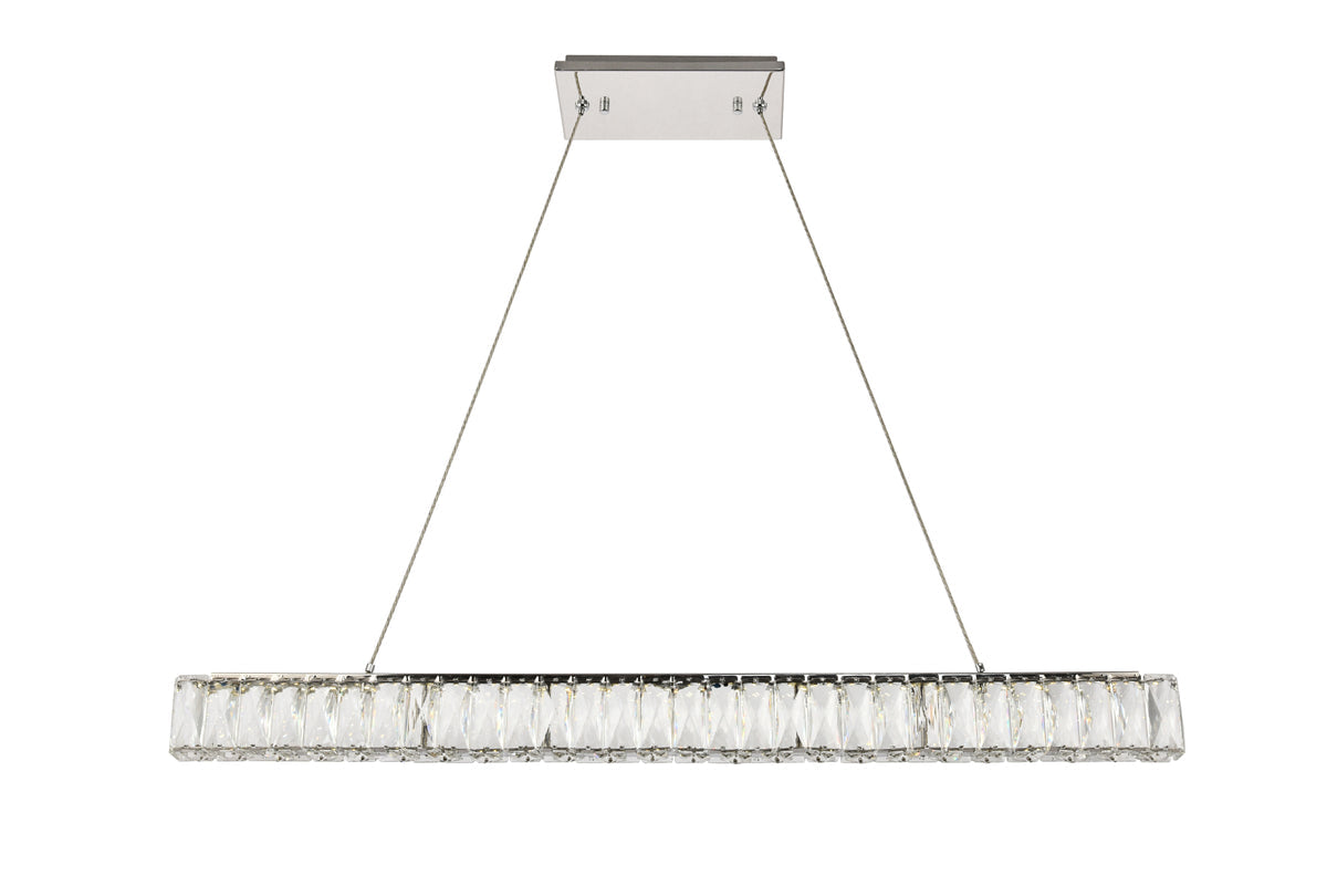 Monroe Integrated LED chip light Chrome Chandelier Clear Royal Cut Crystal