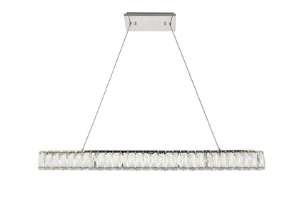 Monroe Integrated LED chip light Chrome Chandelier Clear Royal Cut Crystal