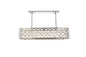 Madison 7 light polished Nickel Chandelier Clear Royal Cut Crystal