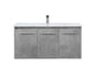40 inch  Single Bathroom Floating Vanity in Concrete Grey