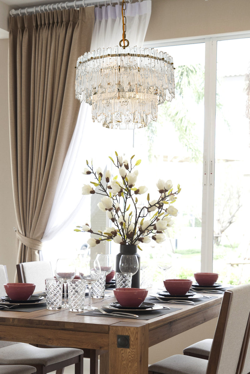 Emilia 15 inch Pendant Light in Satin Gold