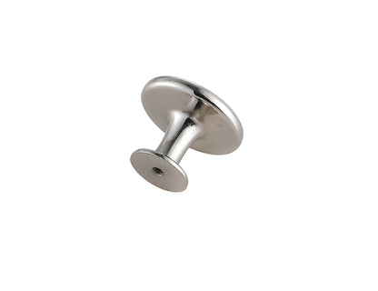Logyn 1.3" Diameter Brushed Nickel Mushroom Knob Multipack (Set of 10)