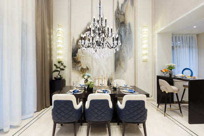 St. Francis 24 light Dark Bronze Chandelier Clear Royal Cut Crystal